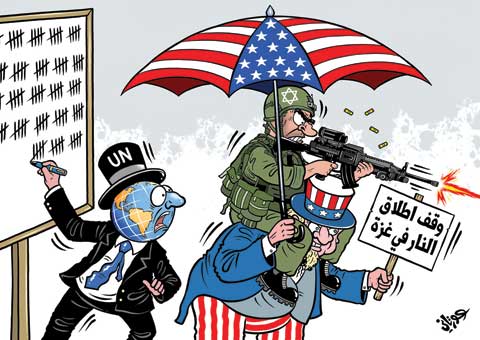 دانلود کاریکاتور,عکس کاریکاتور,کاریکاتور,غزه,فلسطین,رژیم صهیونیستی,قدس,سازمان ملل,آمریکا,اسرائیل,حمایت,حقوق بشر,جنایات