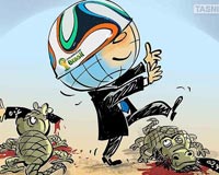 کاریکاتور,دانلود کاریکاتور,عکس کاریکاتور,عراق,فلوجه,غزه,جام جهانی,فوتبال,برزیل,تروریستها,داعش,رژیم صهیونیستی,تمساح