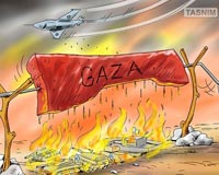 کاریکاتور,دانلود کاریکاتور,عکس کاریکاتور,غزه,کباب,هواپیما,نتانیاهو,آتش,گوشت,تانک,کشتی