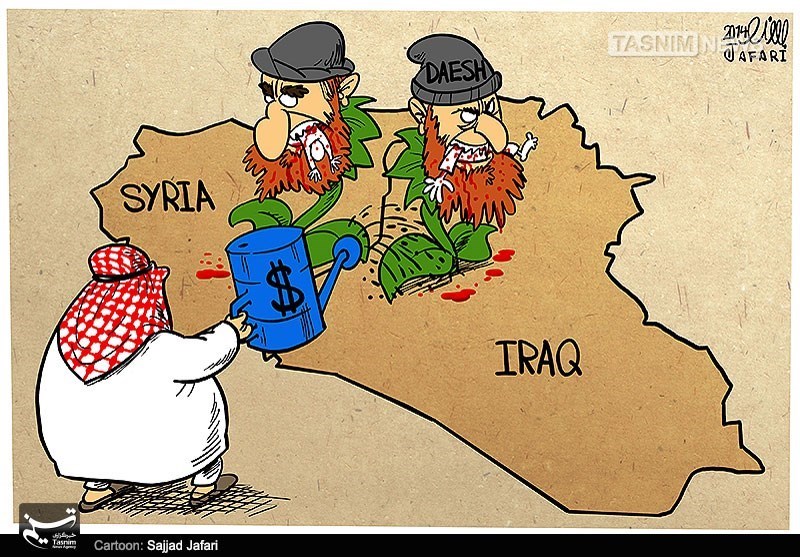 کاریکاتور,عکس کاریکاتور,دانلود کاریکاتور,سجاد جعفری,داعش,تروریست,خلیج فارس,سران عرب,رویش,زایش,آبیاری,تروریست,قاتل,جنایتکار,عراق,سوریه,شام