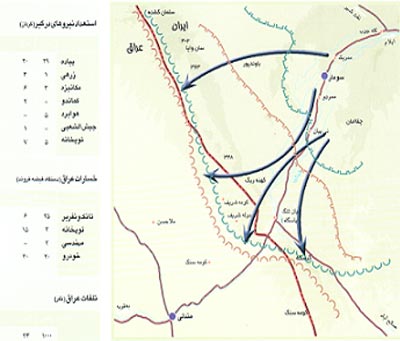 دفاع مقدس,هفته دفاع مقدس,عملیات,عملیات زمینی,عملیات های دفاع مقدس,سپاه پاسداران,ایران,نقشه عملیات,ابا الفضل عباس,مسلم بن عقیل