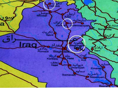 دفاع مقدس,هفته دفاع مقدس,عملیات,عملیات زمینی,عملیات های دفاع مقدس,سپاه پاسداران,ایران,نقشه عملیات,کرکوک,ظفر