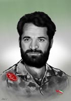 تصویر سازی,سردار تدارکات,شهید حسین علی کاظمی,سپاه,حسینی,کنگره