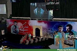 شهید,شهادت,سردار,مهدی باکری,حمید باکری,بزرگداشت,یادبود,مراسم,همایش,دکتر قالیباف,سردار دهقان,سرداران شهید,برادر,تبریز,لشکر عاشورا,وزارت کشور,سالن,گزارش تصویری,عکس