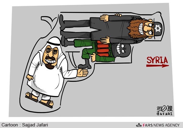 سجادجعفری,تروریست ها,اسرائیل,خاخام,کاریکاتور,اتحاد,سعودیها,سوریه,دمشق,بحران سوریه