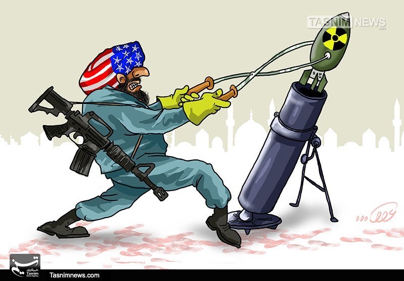 کاریکاتور,دانلود کاریکاتور,عکس کاریکاتور,داعش,سلاح شیمیایی,کشتار جمعی,بمب,خمپاره,بمباران,جنایات