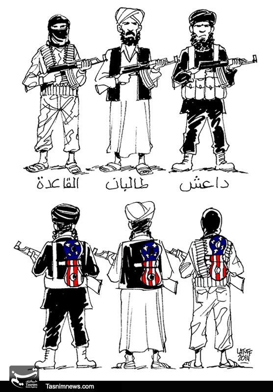 کاریکاتور,دانلود کاریکاتور,عکس کاریکاتور,داعش,القاعده,طالبان,عروسک,جنایات,تروریست ها,تروریسم