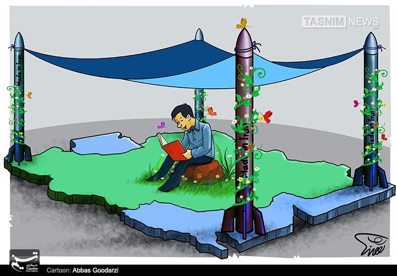 دانلود کاریکاتور,دانلود عکس,کاریکاتور,موشک,صلح,امنیت,آرامش,ایران,کتاب,جنگ