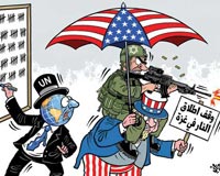دانلود کاریکاتور,عکس کاریکاتور,کاریکاتور,غزه,فلسطین,رژیم صهیونیستی,قدس,سازمان ملل,آمریکا,اسرائیل,حمایت,حقوق بشر,جنایات