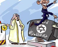 دانلود کاریکاتور,دانلود عکس,کاریکاتور,اوباما,ملک عبد الله,عربستان,داعش,تکفیری,تروریست,صهیونیسم
