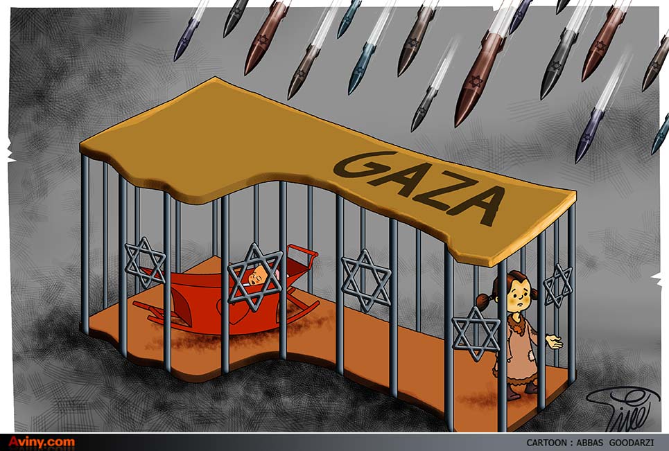 غزه,کاریکاتور,دانلود کاریکاتور,عکس کاریکاتور,فلسطین,کودک,کودکان,اسرائیل,قتل,جنایت,قفس,زندان,نوار غزه,باریکه غزه,موشک,بمب,عباس گودرزی,گهواره