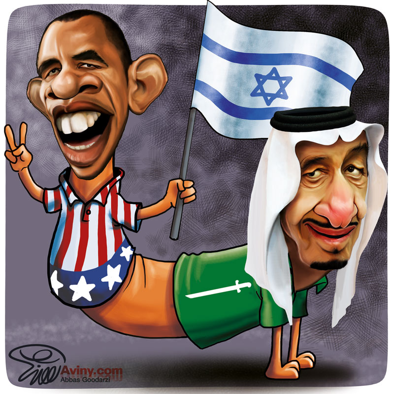 کاریکاتور،دانلود کاریکاتور،گربه سگ،عربستان،آمریکا ،یهودی ،اسرائیل،سعودی،اوباما،ملک سلمان