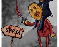 کاریکاتور,عکس کاریکاتور,دانلود کاریکاتور,ترکیه,سوریه,خر,منطقه,داعش,تجاوز,بهانه