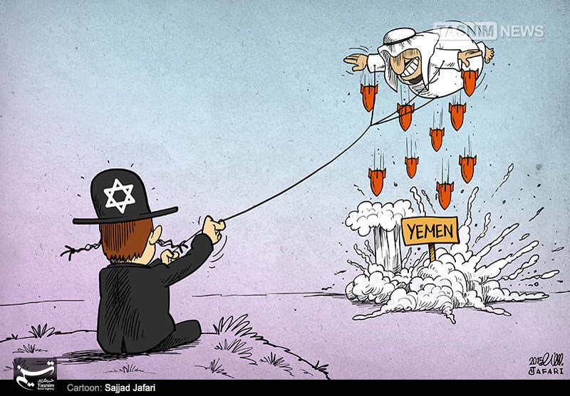 کاریکاتور,دانلود کاریکاتور,عکس کاریکاتور,بادبادک,صهیونیسم,اسرائیل,عربستان,آلت دست,یمن,بمباران