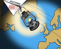 کاریکاتور,دانلود کاریکاتور,عکس کاریکاتور,letter,#letter4u,فانوس,اروپا,آمریکا,خامنه ای,اسلام