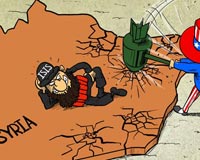 کاریکاتور,دانلود کاریکاتور,عکس کاریکاتور,داعش,عراق,سوریه,ائتلاف,ائتلاف ضد داعش,بمباران,تکفیری